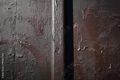 Obraz na płótnie Fragment of old wooden door w salonie