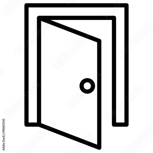 Open the door icon