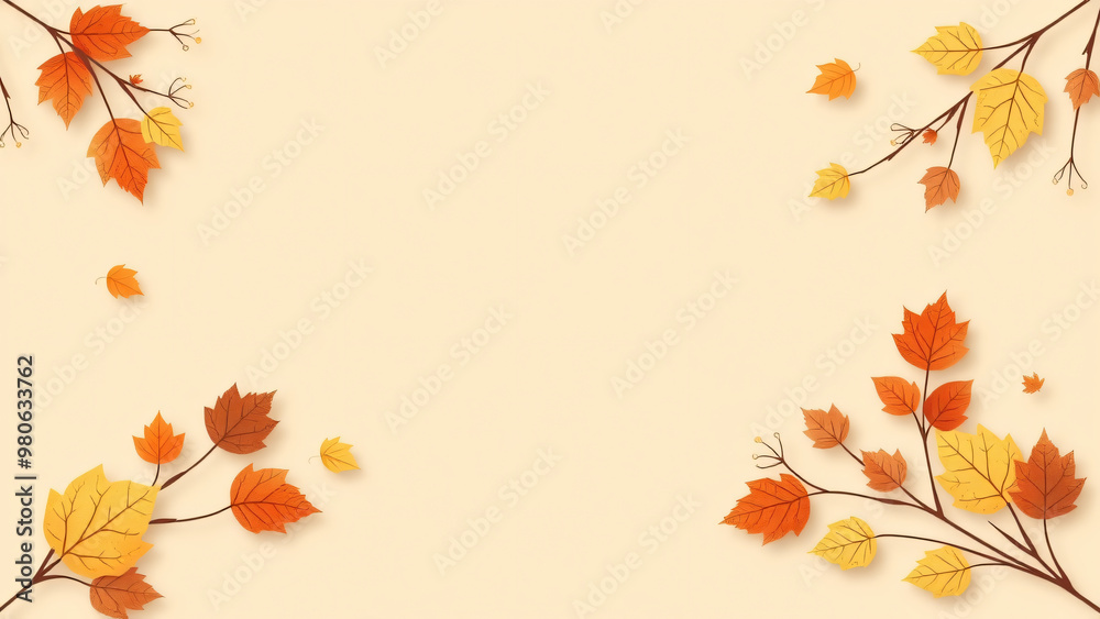 Fall sale banner template on a beige background with copy space for the online promotion of autumn products, shopping mall offer, Autumn shopping concept, Fall sale banner template on a beige background with copy space for the online promotion of autumn products, shopping mall offer, Autumn shopping concept,