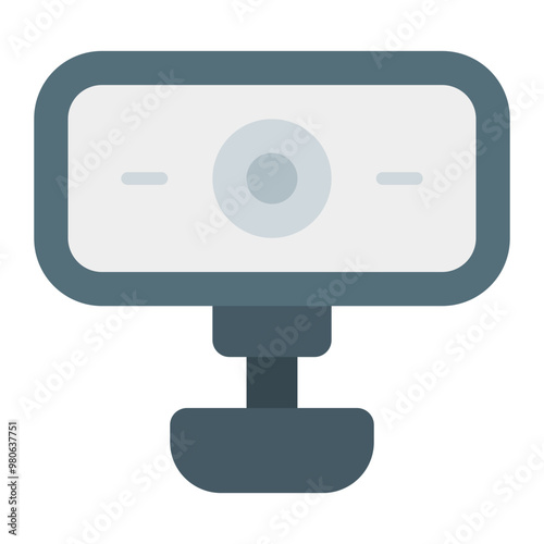 Webcam flat icon
