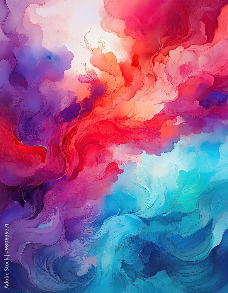 Abstract Colorful Swirls Abstract Colorful Swirls