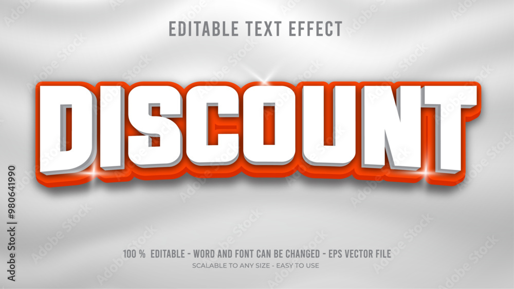 discount editable text effect discount editable text effect