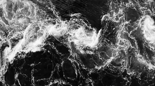 Abstract sea water texture background from above.Vintage seascape wallpaper