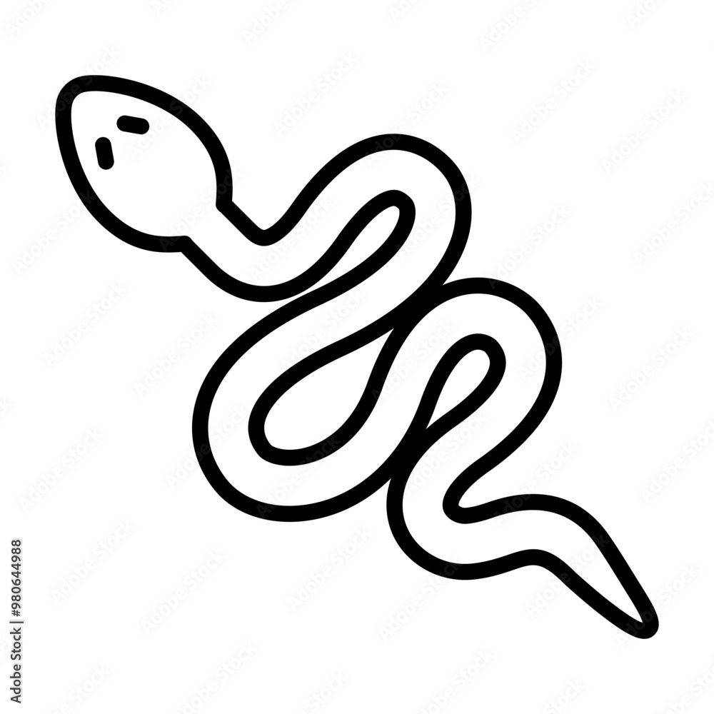 Fototapeta premium Snake icon