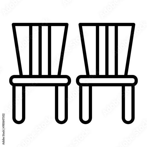 Chair icon style