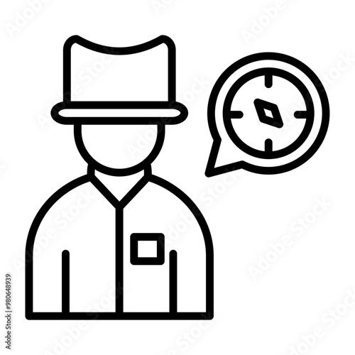 Adventurer Male icon style