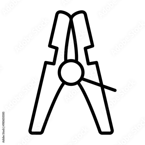 Clothes Pin icon style