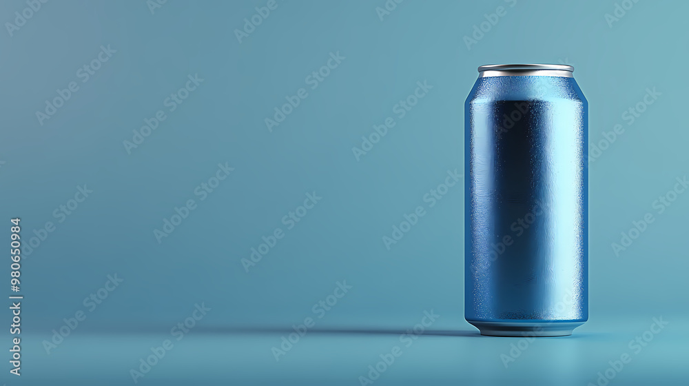 Refreshing blue can design Refreshing blue can design