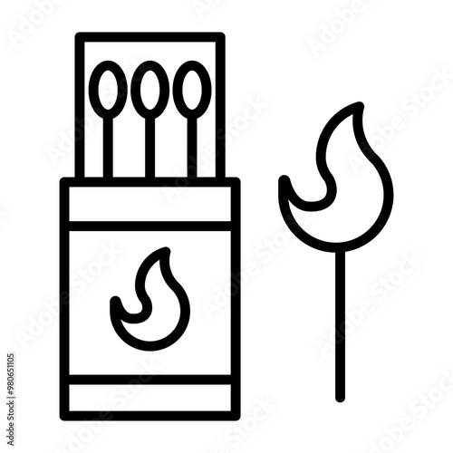 Matches icon style