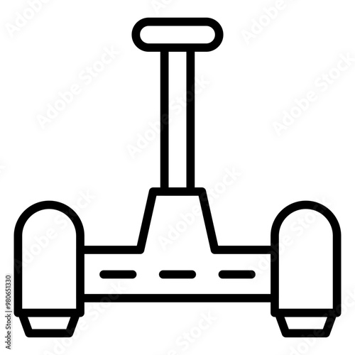 Hoverboarding icon style