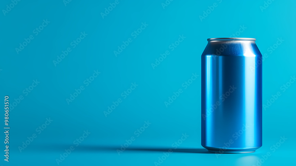 Refreshing blue can design Refreshing blue can design