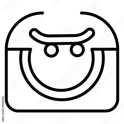 Skateboarding Park icon style