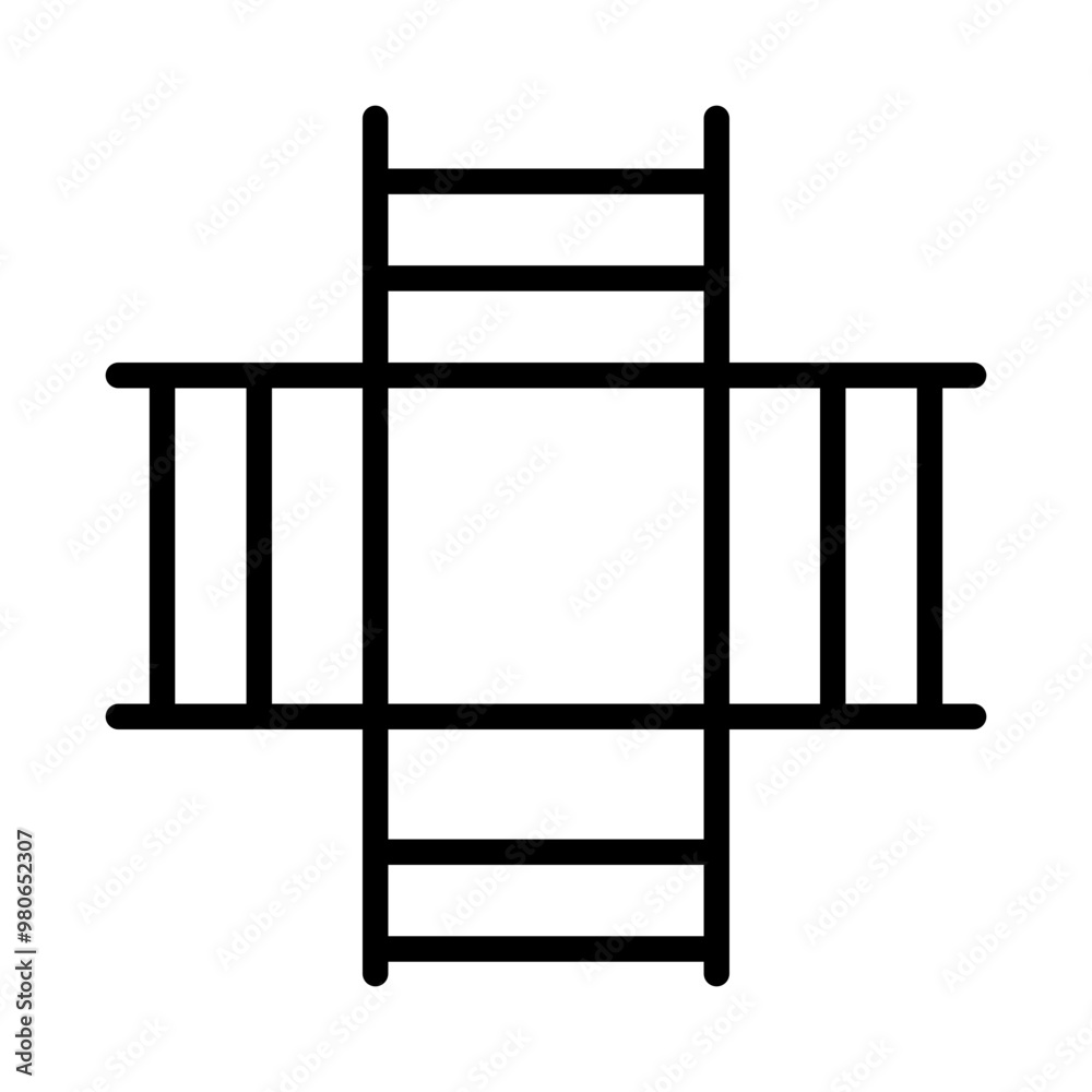 Tracks Intersection icon style Tracks Intersection icon style