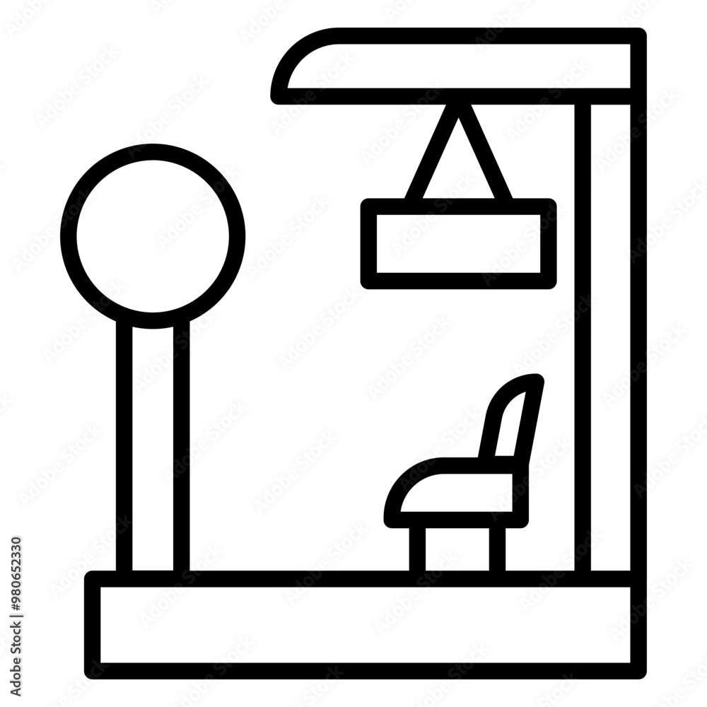 Stop Train icon style