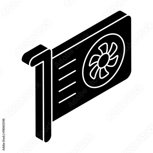 Premium download icon of graphic card 