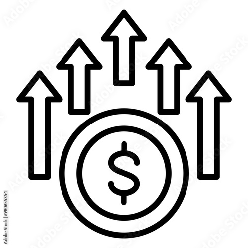 Profit icon style