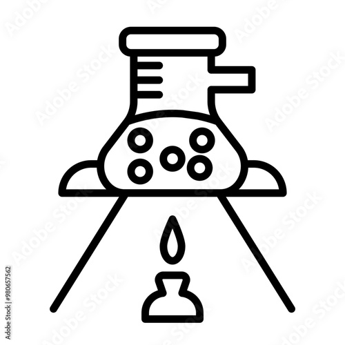 Bunsen Burner icon style