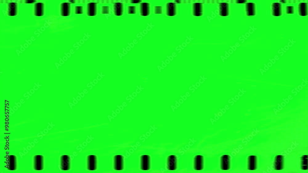 Moving old negative film strip to left, right, up, down, horizontal, vertical in the form of a roll on camera video projection high speed. High Quality. 4K resolution.