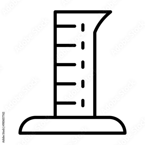 Graduated Cylinder icon style photo