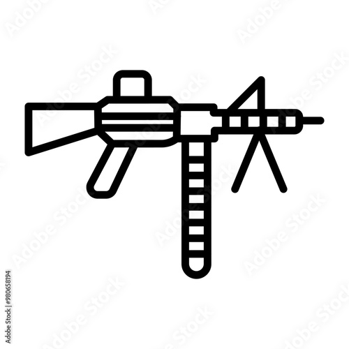 Machine Gun icon style