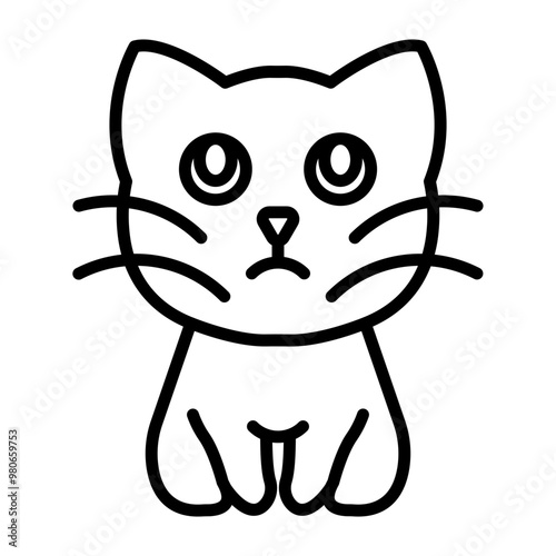 Cat icon style