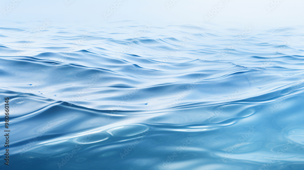 Sea water, the sea water is blue, there are waves on the sea water, the waves are white Sea water, the sea water is blue, there are waves on the sea water, the waves are white