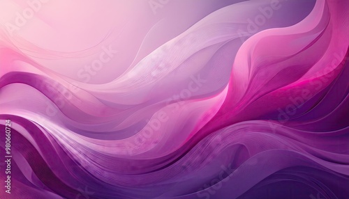 Abstract pink and purple waves