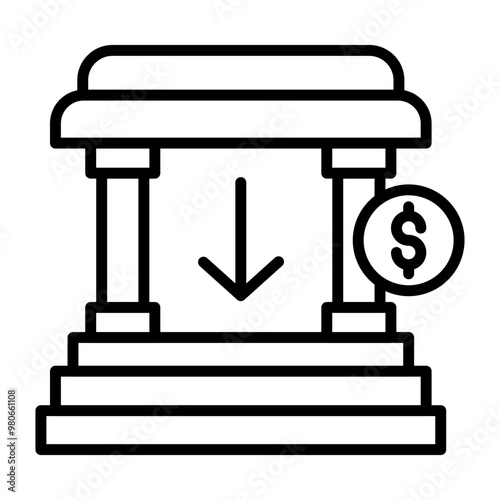 Bankruptcy icon style
