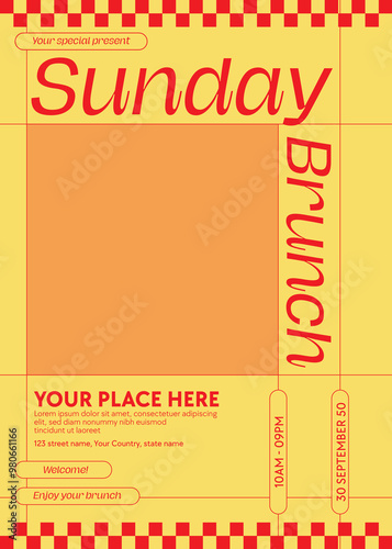 Sunday Brunch Flyer