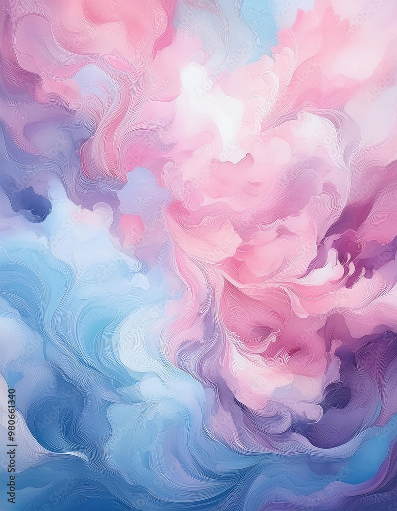 Abstract pink and blue swirls Abstract pink and blue swirls