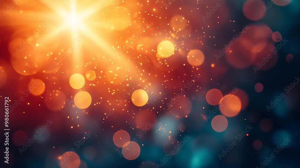 Glowing Sunburst and Bokeh Lights
Glowing Sunburst and Bokeh Lights