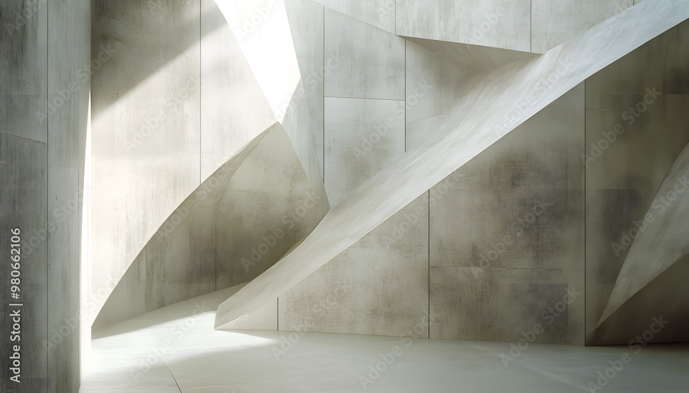 Clean, sharp geometric patterns in neutral tones, giving off a sleek, modern vibe Clean, sharp geometric patterns in neutral tones, giving off a sleek, modern vibe