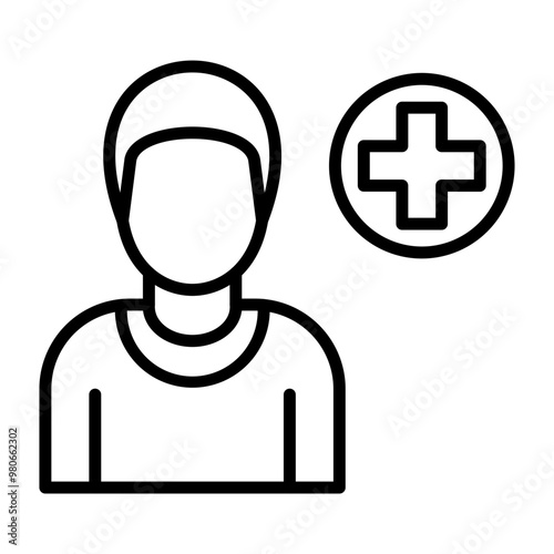 Paramedic Male icon style