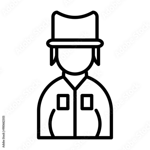 Park Ranger Female icon style