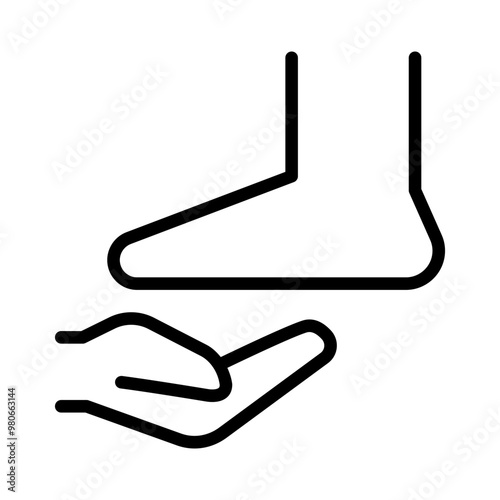 Foot massage icon