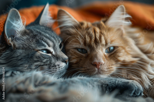 Pet Pals: Animal Companionship, Furry Friends, Contemporary Style, Versatile Usage, Vibrant Colors, Clean Composition, High Resolution,  