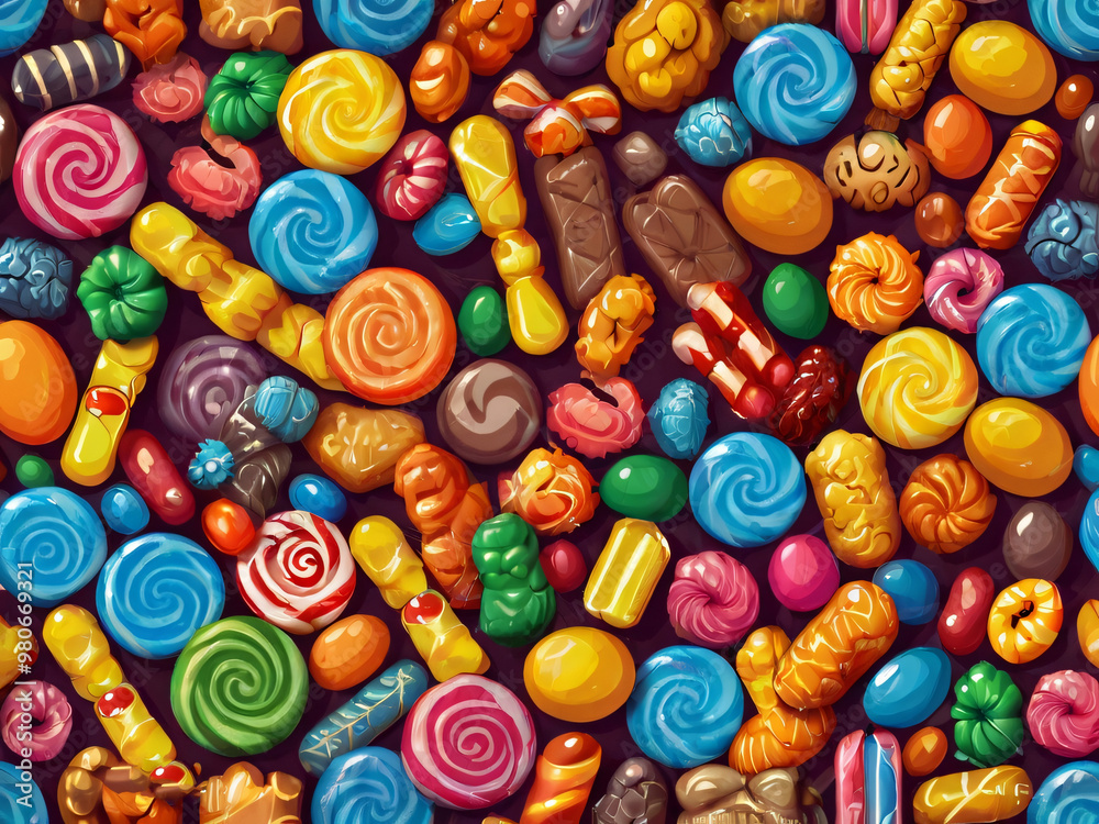 mixed candy pattern mixed candy pattern