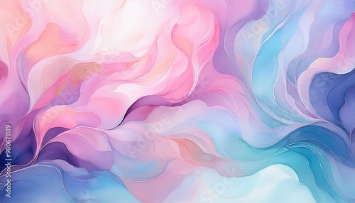 Abstract swirl of colors