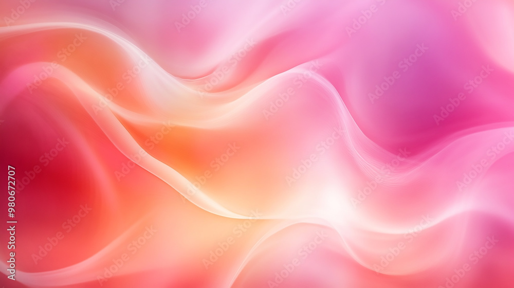 Obraz premium abstract gradients, gentle transitions between pastel colors creating a soothing visual