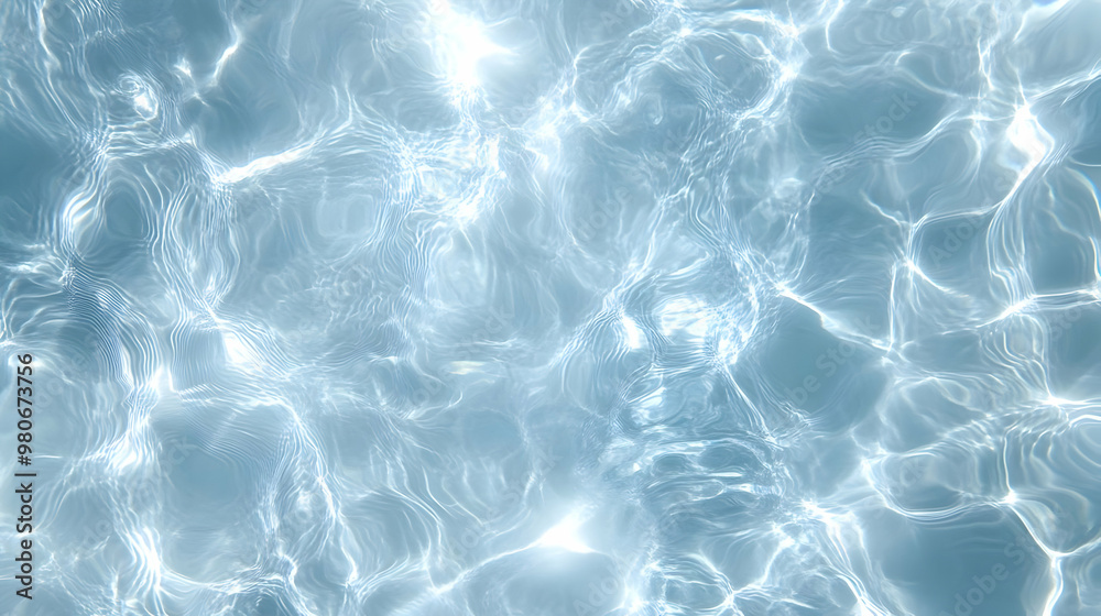 Obraz premium Abstract Water Ripples Background With Light Reflecting On Surface