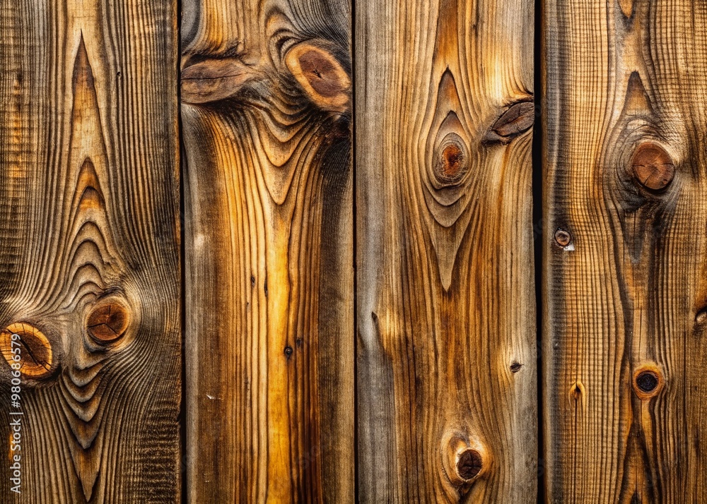 Rustic wooden planks with prominent knots and coarse grain pattern create a rich, earthy background with subtle cracks and weathered imperfections. Rustic wooden planks with prominent knots and coarse grain pattern create a rich, earthy background with subtle cracks and weathered imperfections.
