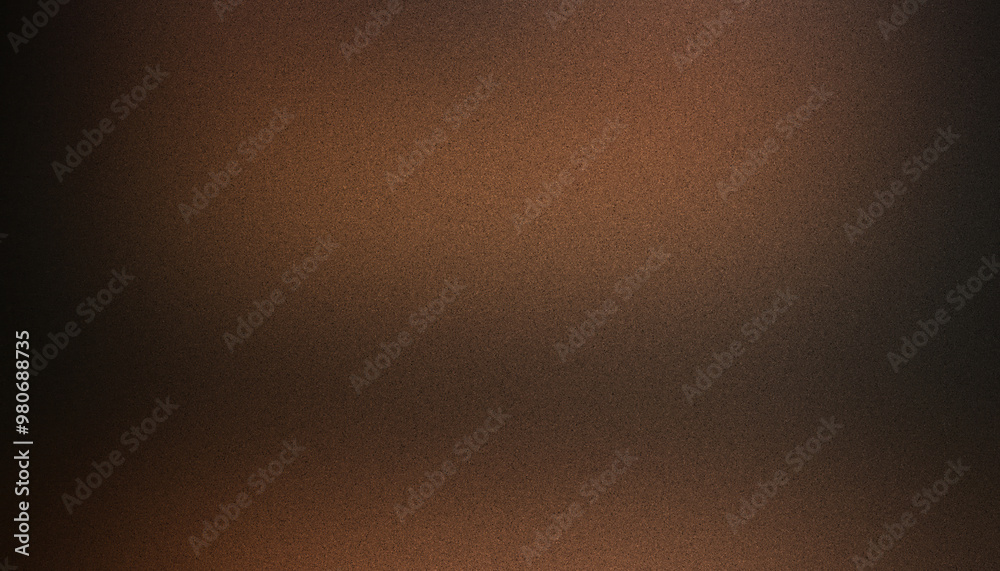 Fototapeta premium Copper Color Gradient Background with a Grainy Texture