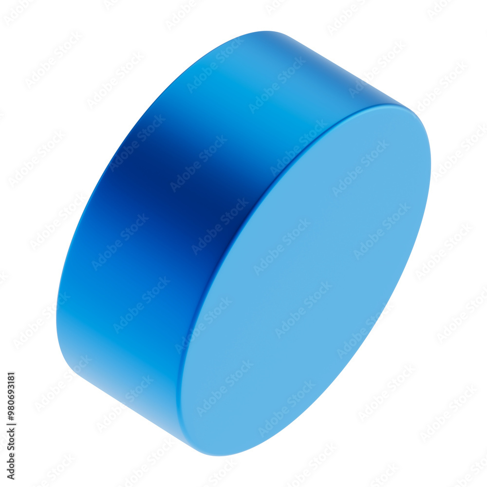Blue cylinder png 3D geometric shape, transparent background Blue cylinder png 3D geometric shape, transparent background