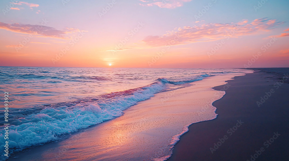 Fototapeta premium Serene Nature Landscape Wallpaper: High-Quality Scenic Backgrounds in Full HD