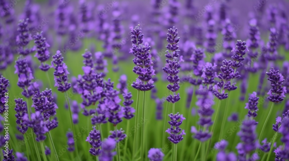 Lavender Flowers in Bloom: A Field of Purple Delights Lavender Flowers in Bloom: A Field of Purple Delights