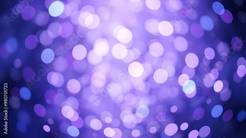 Abstract purple bokeh lights with a soft glowing effect