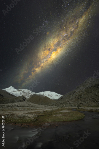 Wallpaper Mural milky way in the andes Torontodigital.ca