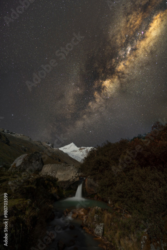 Wallpaper Mural milky way in the andes Torontodigital.ca