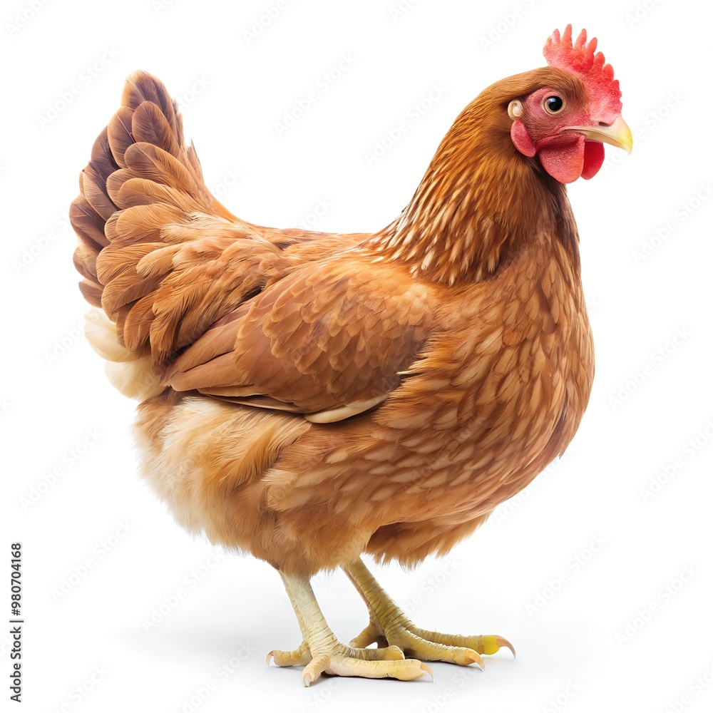 Fototapeta premium hen and chicken