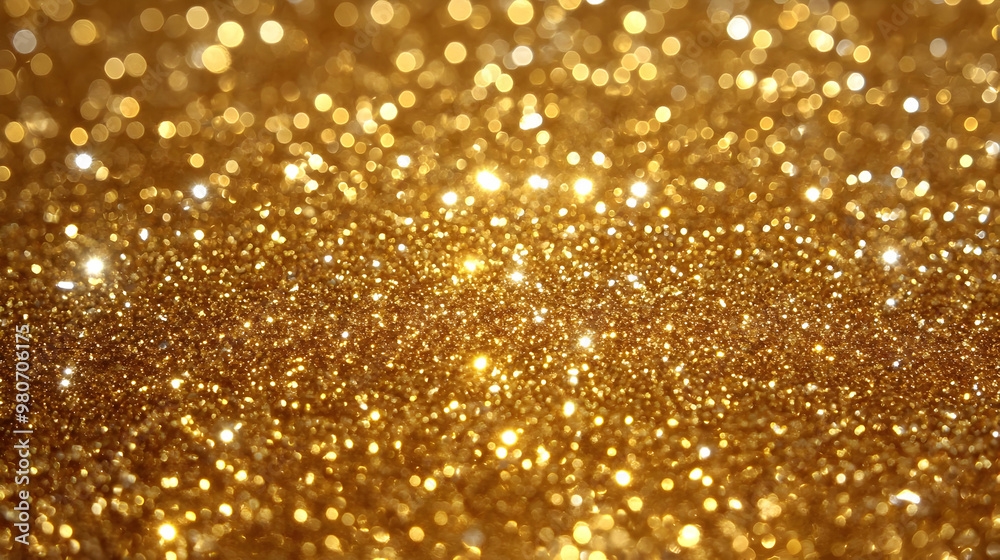 Abstract Golden Glitter Background with Shimmering and Sparkling Texture Abstract Golden Glitter Background with Shimmering and Sparkling Texture